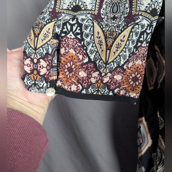 Roz & Ali size 2X tunic shift dress or tunic in geometric print - Picture 8 of 14